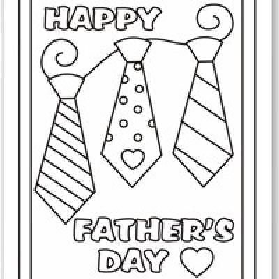 Fathers Day Coloring Pages 2020