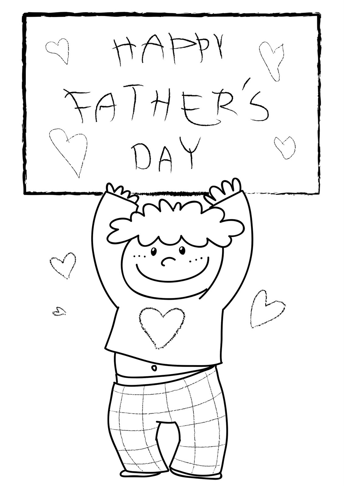 Fathers Day Coloring Pages For Kids